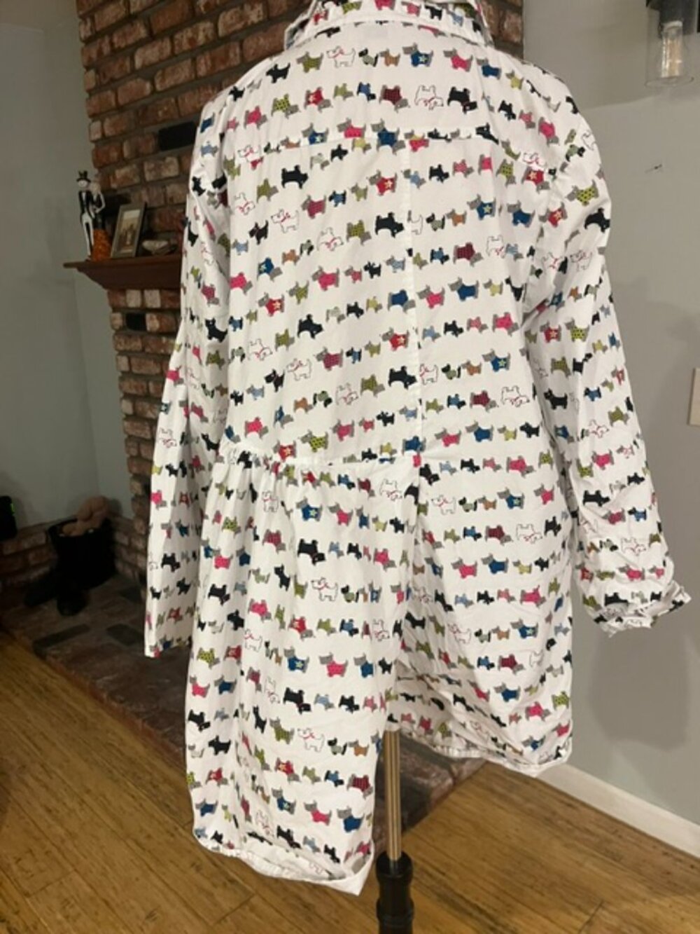 Tulip Clothing ptp 23 "Scottie Dog" Cotton Button-Down Blouse - Picture 2 of 2